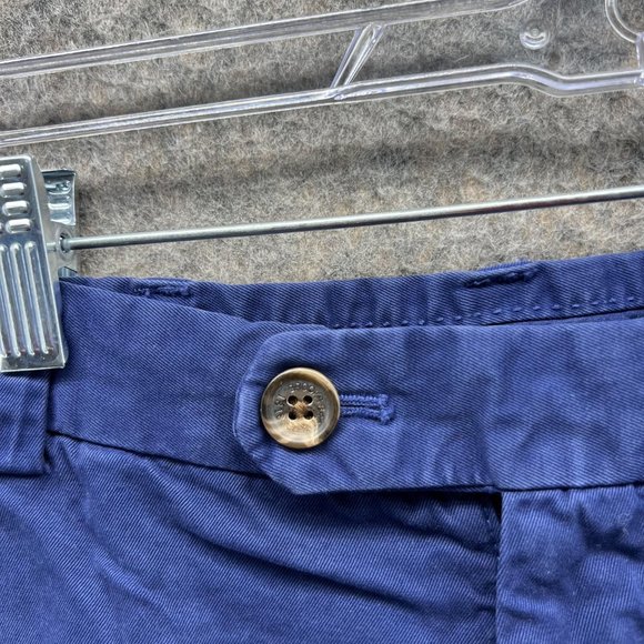 Brooks Brother Shorts Men 36 Casual Blue Chino Pants Pocket Outdoor Bermuda - Picture 4 of 12